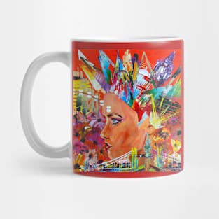 Portrait Punk City London Mug